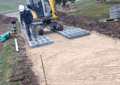 Zdjęcie przedstawiające ofertę Utwardzanie terenu i budowa dróg dojazdowych